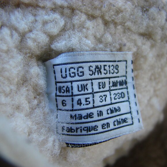 UGG Swell Tall Boots Leather Sheepskin Lined Size 6 - Picture 5 of 14